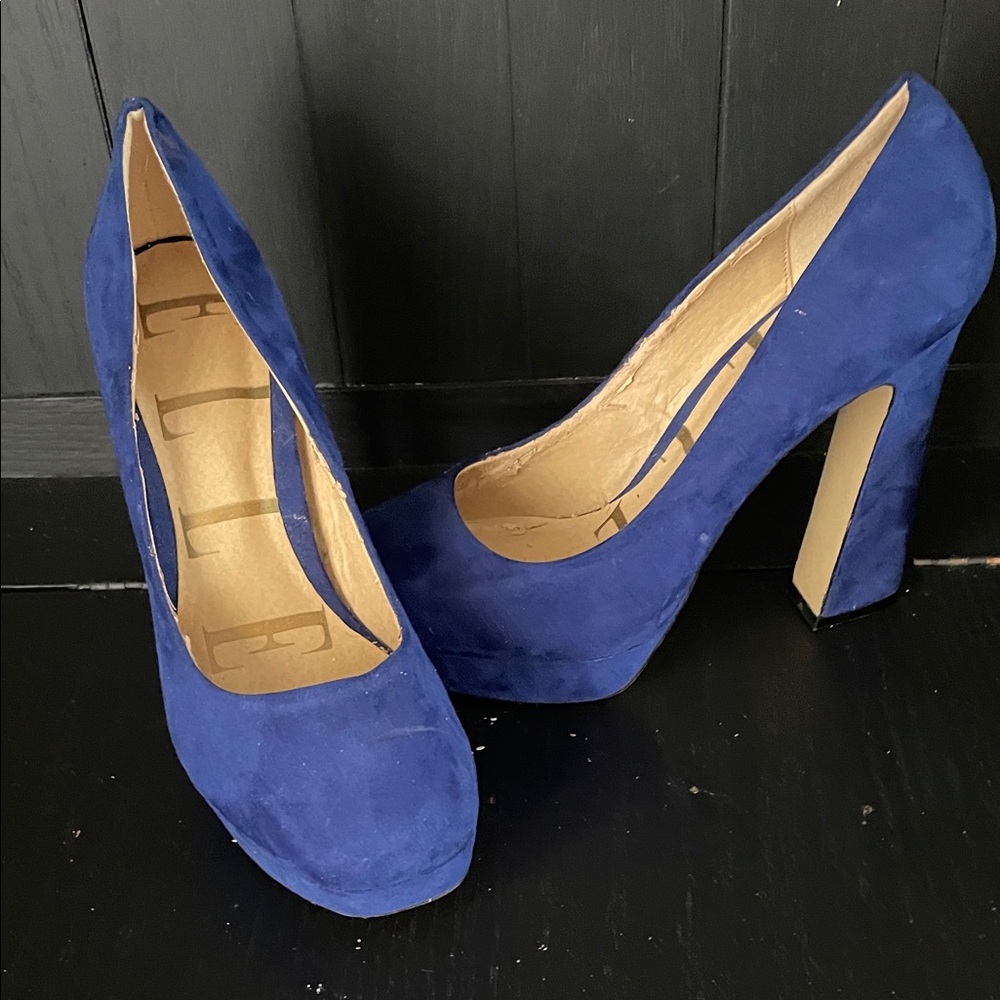 Elle Women's Royal Blue Heels